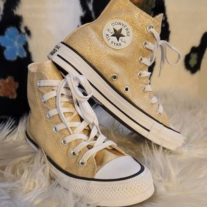 Converse Gold Glitter Chuck Taylor All Star